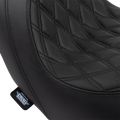 Predator Seat for Drag Specialties (Double Diamond, Black Stitching)