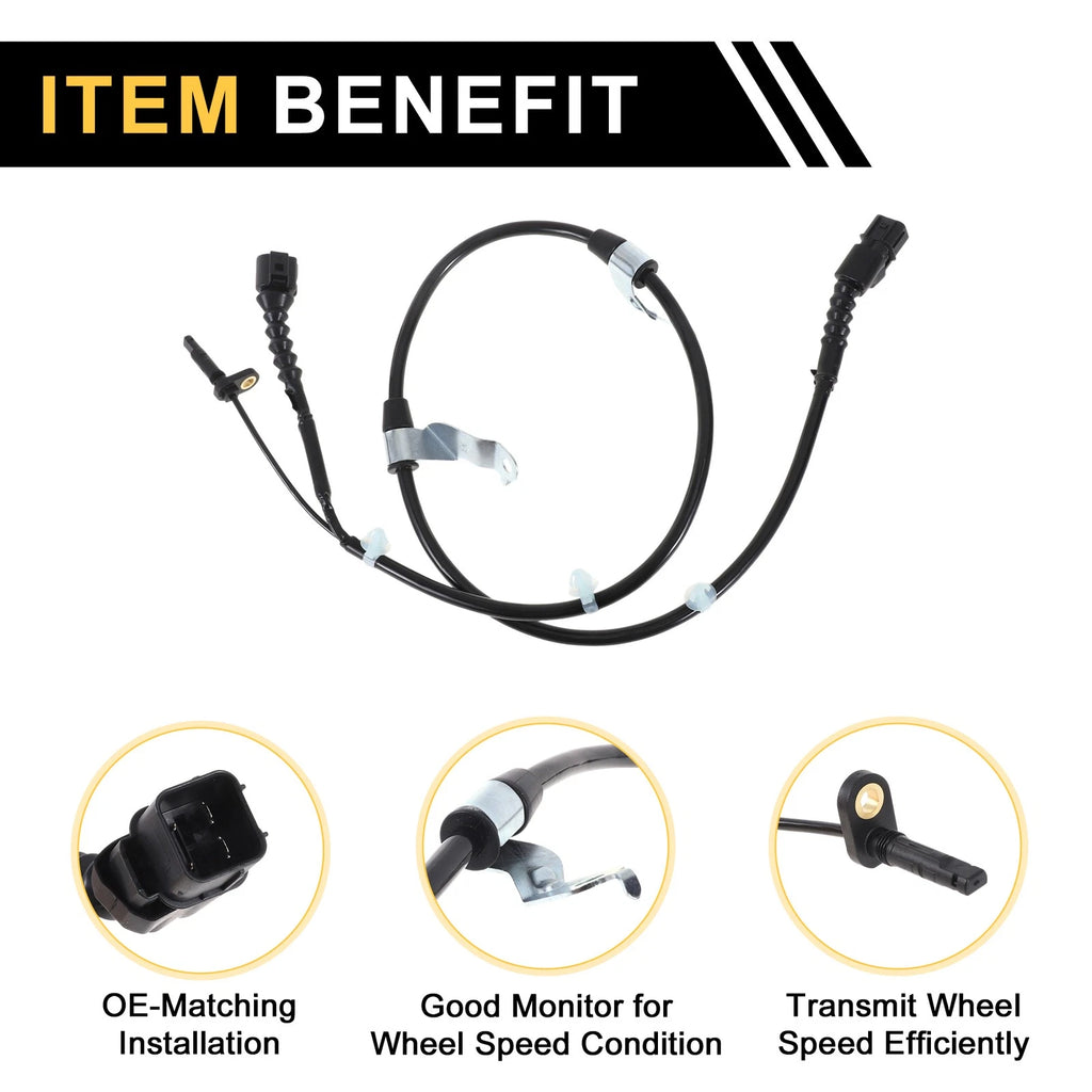 ABS Wheel Speed Sensor No. 47510TMCT02 for Honda CR-V (2017–2023) Rear Right