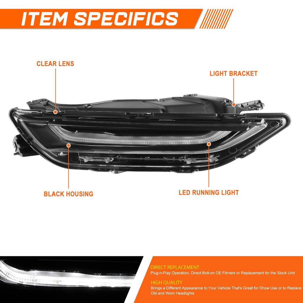 Right Side LED Headlight Lamp for Chevrolet Blazer (2019–2022)