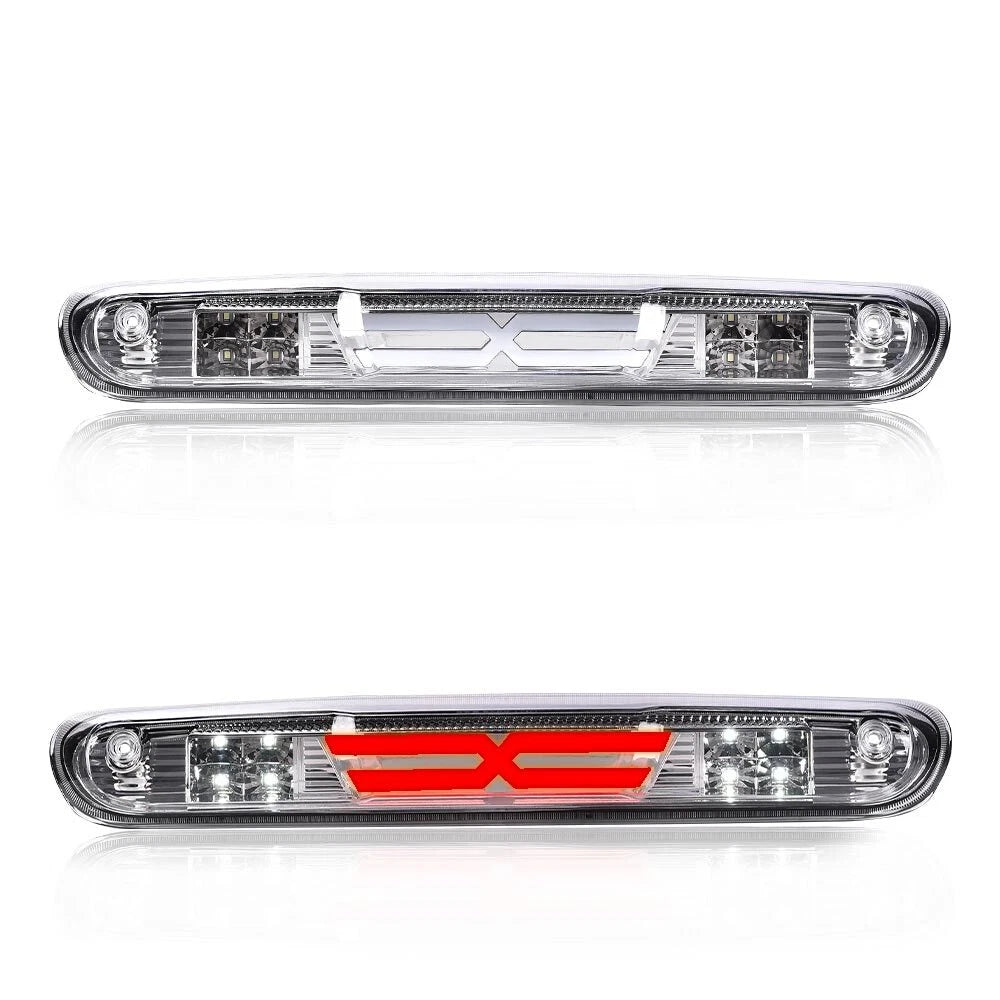 Clear LED 3rd Brake Light for Chevy Silverado GMC Sierra (2007–2014)