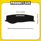 Dash Mat for Chevrolet Impala (2006–2013) Anti-Glare Black