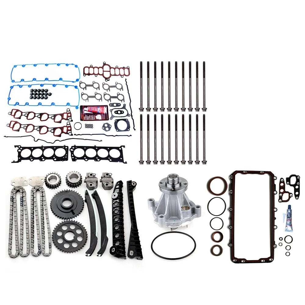 Water Pump Full Gasket Set with Head Bolts for Ford E-350 (1997)