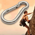 2X Spring Snap Hook Carabiner Clips for Automotive Use (304 Stainless Steel)