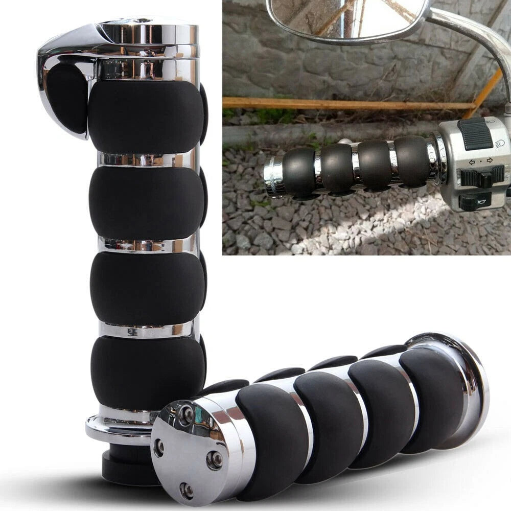 1" Handlebar End Hand Grips for Cruiser Bikes Chopper (Fits )