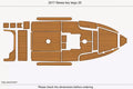 EVA Pad Teak Deck Flooring for Sessa Key Largo 20 (2017)