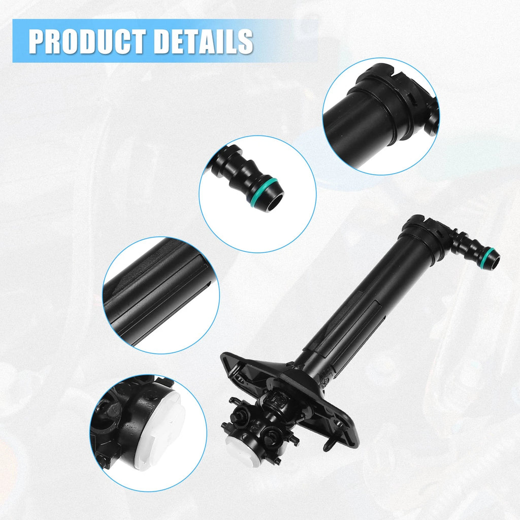 Left Headlight Washer Nozzle for Audi A6/S6 (2012–2015) 4G0955101