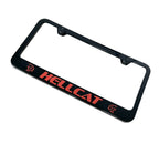 License Plate Frame Black Front for Dodge SRT Hellcat (2015–2023)