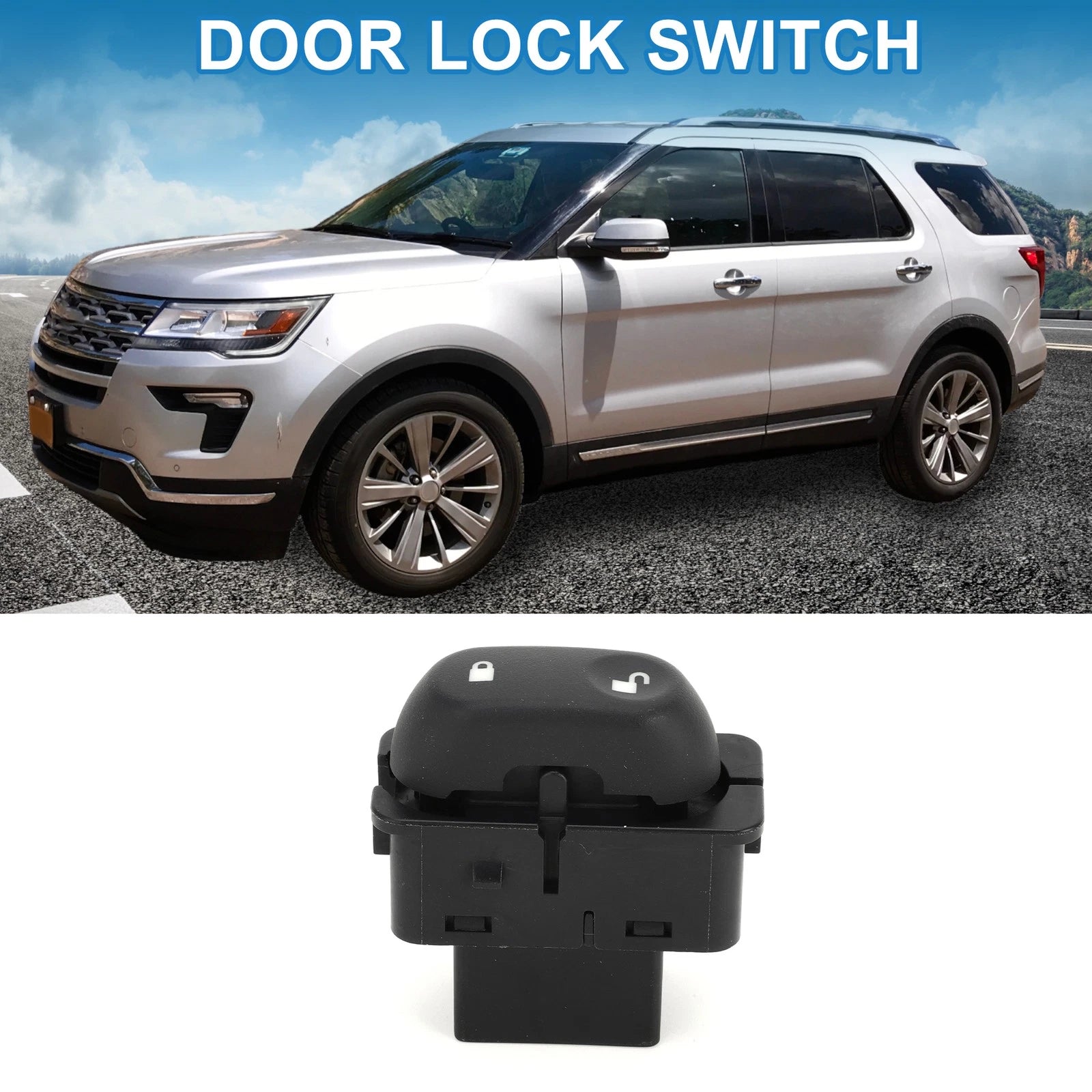 Door Lock Switch for Ford Excursion Explorer F-150 (2000–2005) No.1L2Z14028AB