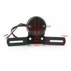Tail Brake License Plate Holder for Bobber Cafe Racer (T9)