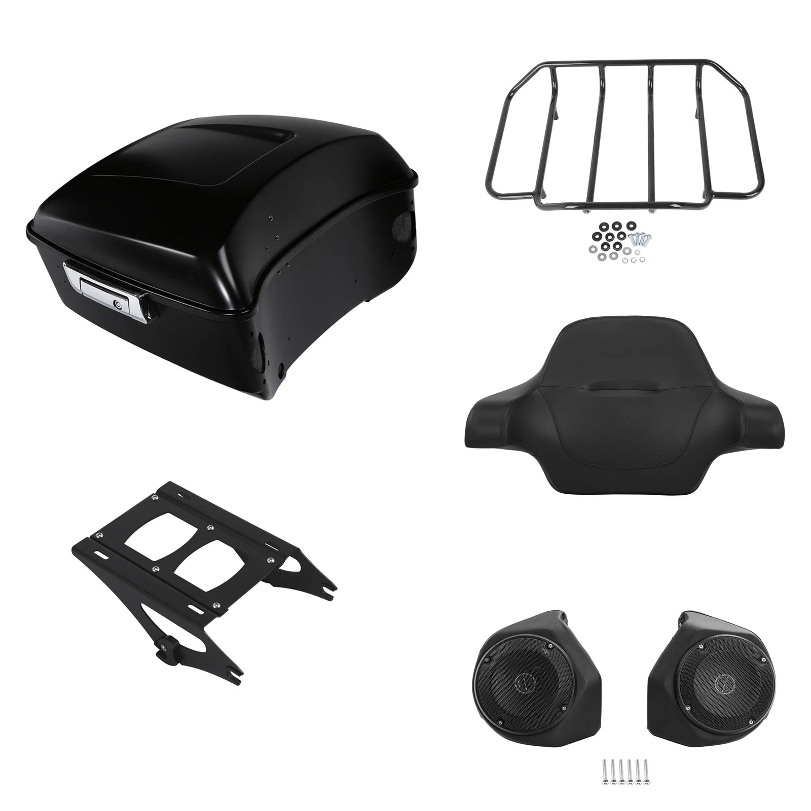 Trunk Pad Rack Mount Speakers for Harley Touring (2014–Present)