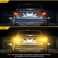 Set of 2 AUXITO 1157 1196 2057 LED Turn Signal Light Bulbs Amber