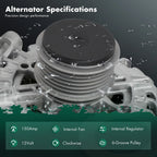 Alternator for Audi A5 Quattro, Q5 V6 3.2L (2008–2010) 11461