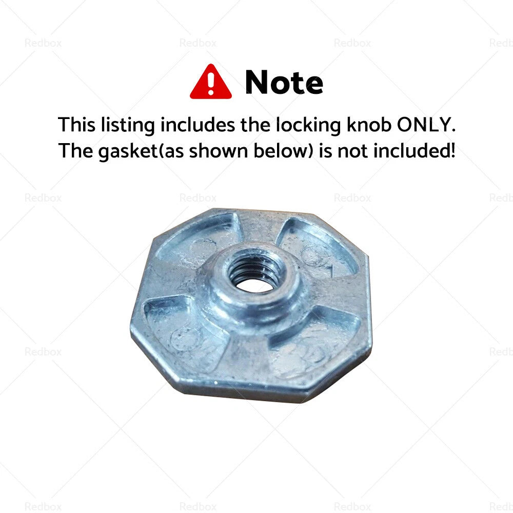 Pair of 6mm Awning Locking Knobs for Caravan RV
