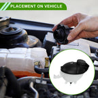 Coolant Expansion Overflow Tank with Cap No. 2045000949 for Mercedes C63 (2008–2015)