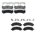 Set of 4 TRW Pro Ceramic Brake Pads for Cadillac Chevrolet GMC