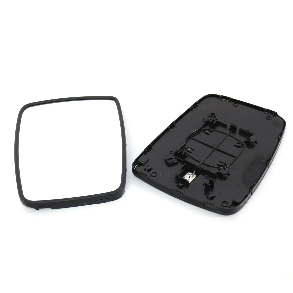 Set of 2 Heated Mirror Glass Chrome for Dodge RAM 1500 2500 (2009–2018)