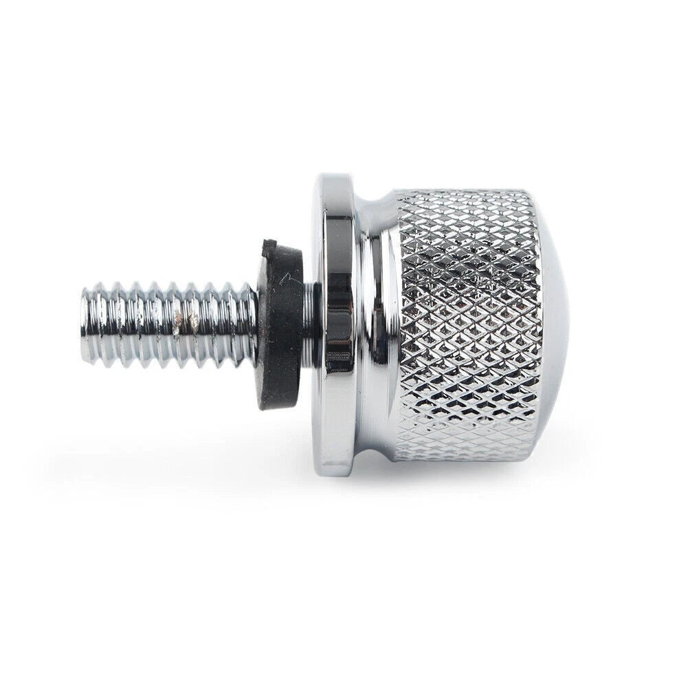 6mm Aluminum Rear Seat Bolt Screw for Harley Touring Street Glide (1996–2015) Chrome