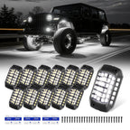 2X LED Rock Lights for Offroad Pickup Truck