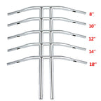 T-Bar Handlebar for Harley Sportster Low Rider (8/10/12/14/16 Inch, Chrome)