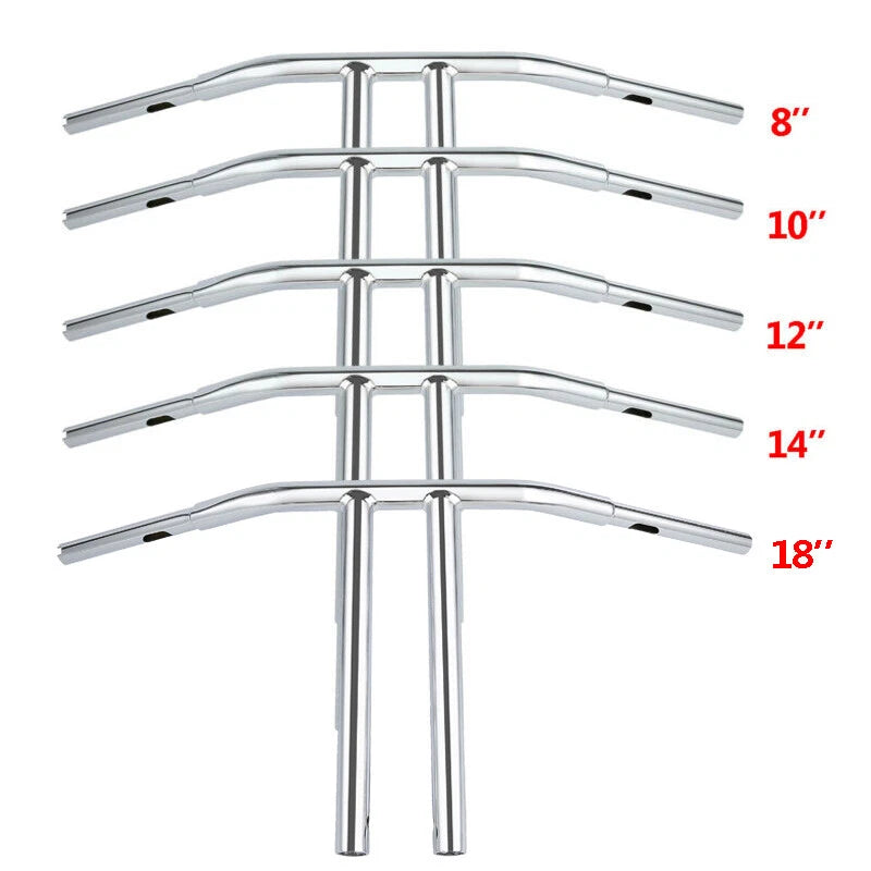 T-Bar Handlebar for Harley Sportster Low Rider (8/10/12/14/16 Inch, Chrome)