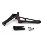 Rear Passenger Foot Pegs Footrest Brackets for Yamaha YZF R1 (2009–2011) Black