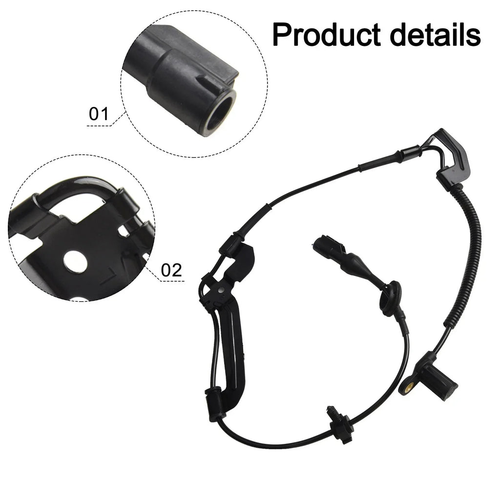 ABS Wheel Speed Sensors Front Left and Right 2Pcs for Ford Escape (2001–2008)