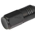 20 PCS Closed End M12x1.25 50mm Tall Black Aluminum Lug Nuts + Adapter