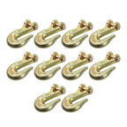Set of 10 Clevis Grab Hooks for Chain (G70)