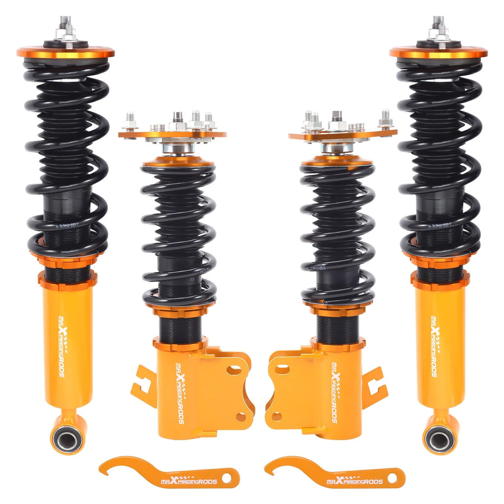 MaXpeedingrods Adjustable Height Coilover Struts For Nissan S13 240SX 1989-1994