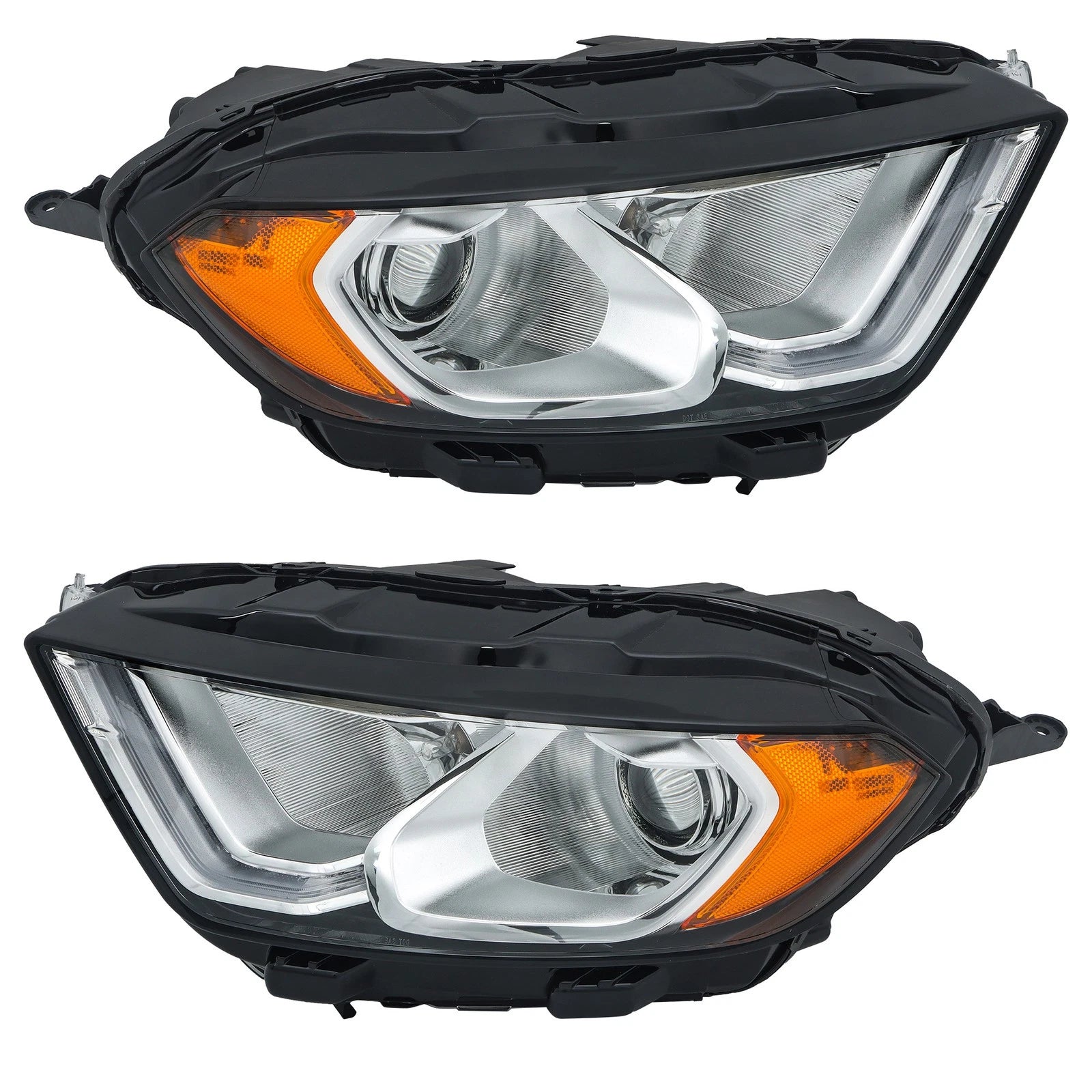 Pair of Halogen Headlights with DRL for Ford EcoSport (2018–2023)