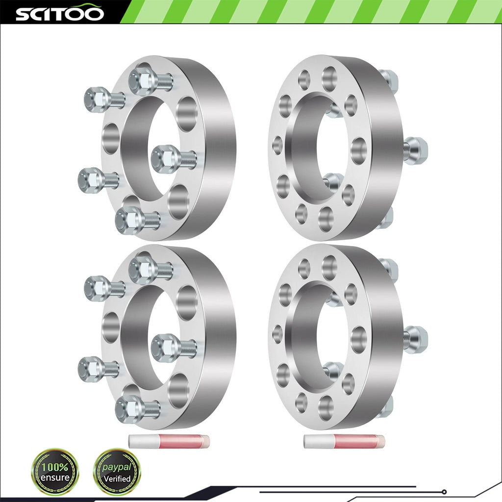 Set of 4 Wheel Spacers 5x4.75 1.25" 12x1.5 for Chevrolet S10 Blazer Camaro Corvette