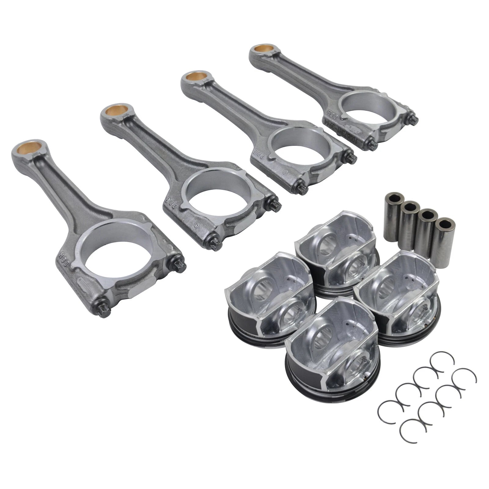 Piston and Connecting Rod Kit for Audi A4 Q5 VW Jetta GTI Passat (2006–2016)