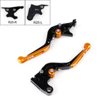 Adjustable Folding Brake Clutch Levers for Yamaha YZF R25 (2014–2015)