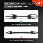 Front Passenger Side CV Axle Assembly for Kia K5 (2021-2023)