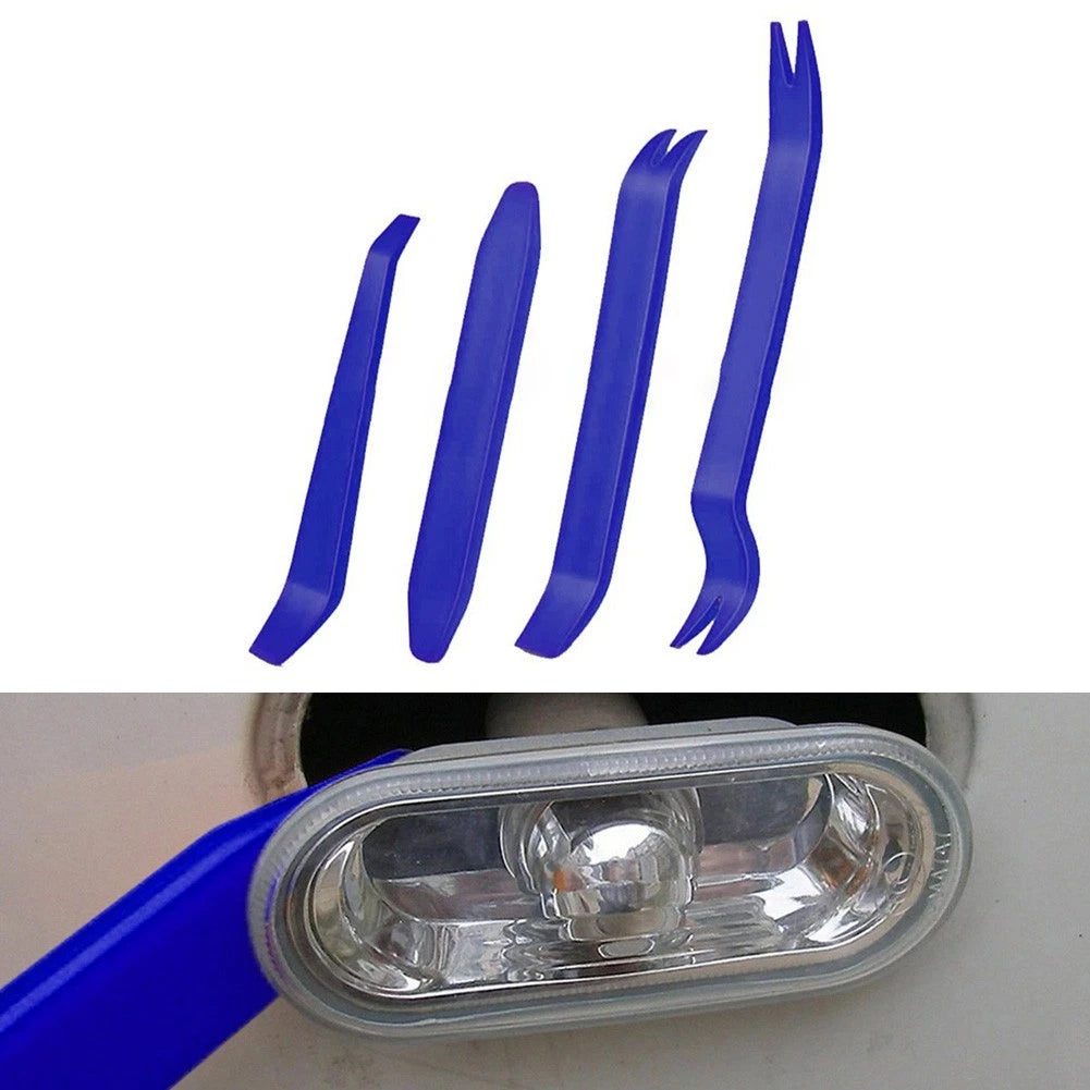 Set of 4 Removal Tools for Automotive Interior Repair (ABS Plastic)
