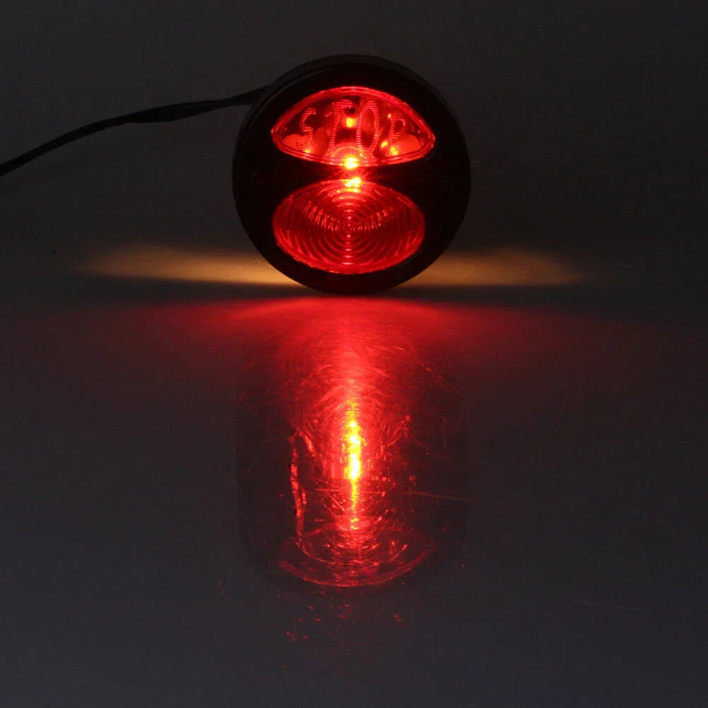 Chrome Black LED Brake Stop Taillight for Ford Model A (1928-1931)