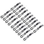 Set of 4 Quick Change Swivels for Fishing Tackle Carp Rig Clips