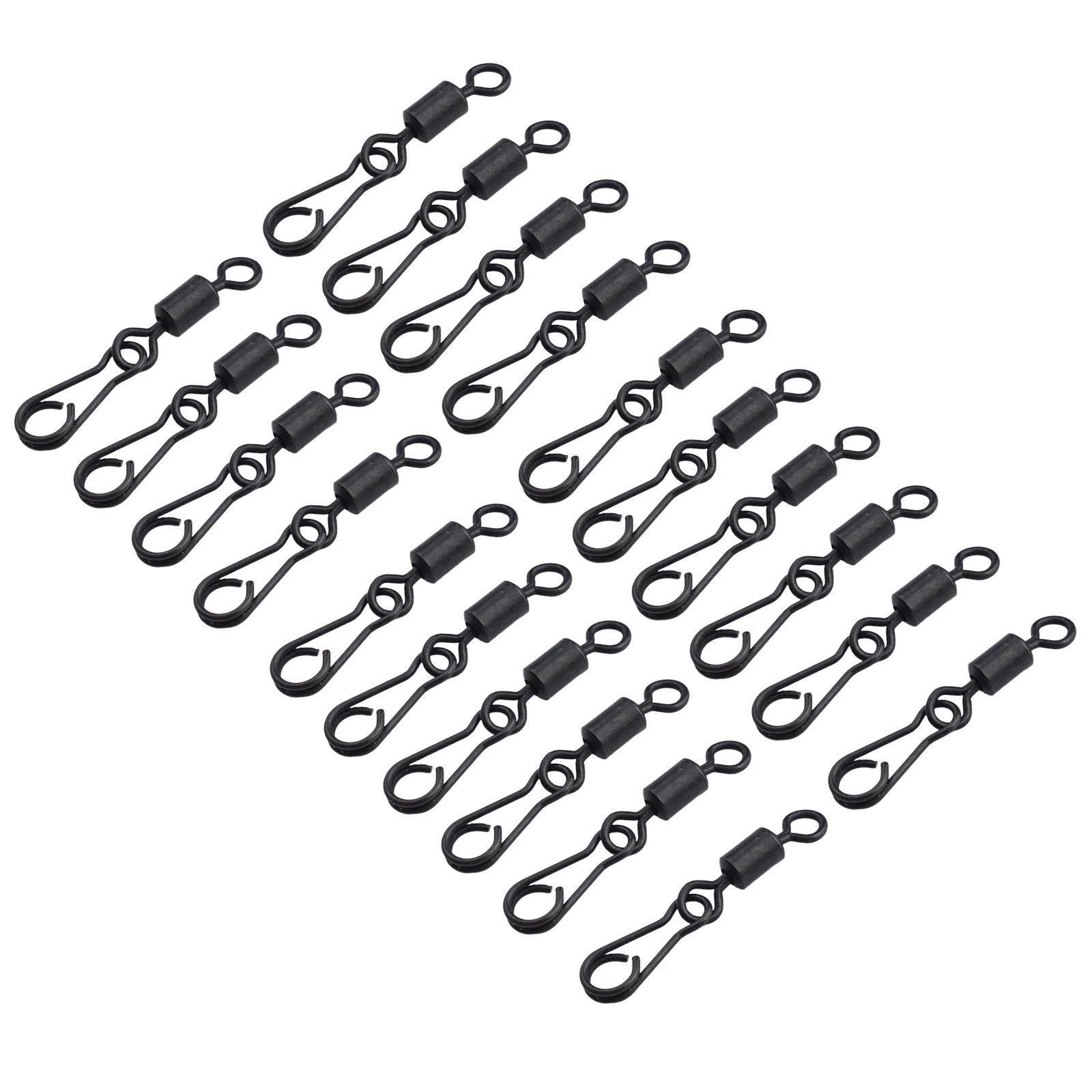 Set of 4 Quick Change Swivels for Fishing Tackle Carp Rig Clips