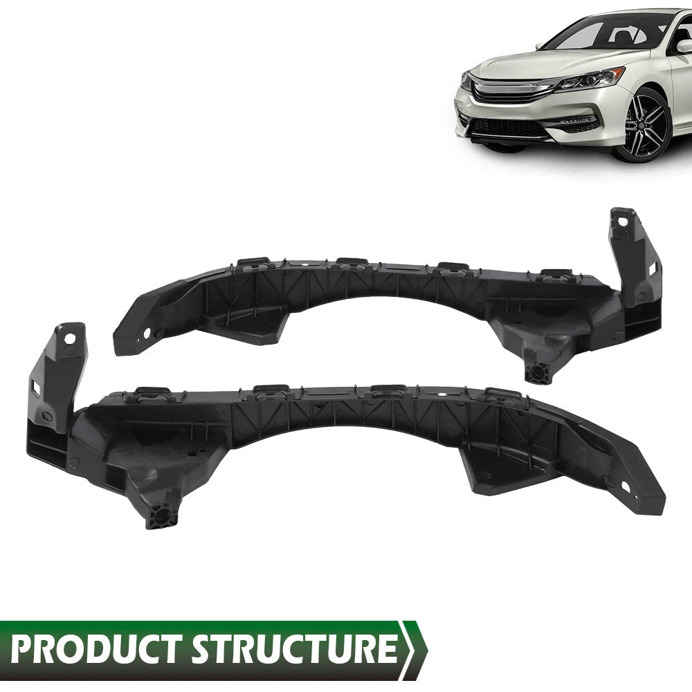 Set of 2 Headlight Bracket Mounts for Honda Accord Sedan (2013–2017)