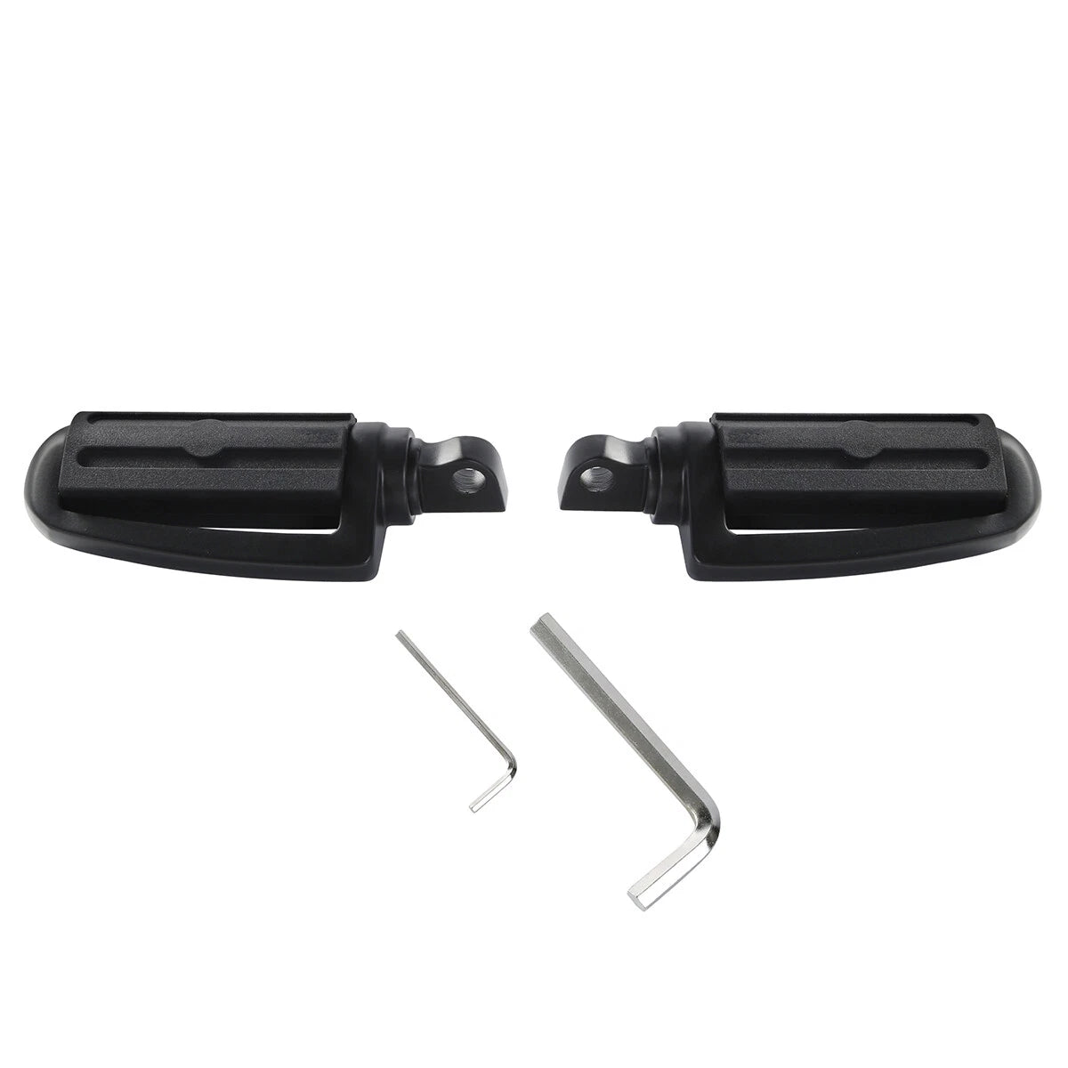 10mm Matte Black Footrest Pegs for Harley XL883 1200 Sportster (2004–2023)