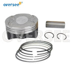 Piston & Ring STD for Yamaha Outboard LF200 250 HP (1993) 6P2-11631-10-93