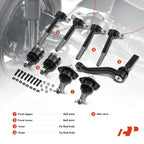 9x Inner & Outer Idler Arm Tie Rod Ends for Chevy Malibu (1978–1983)