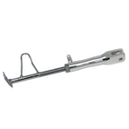 Adjustable Foot Side Stand Support Leg Kickstand for Motorcycle (Silver)