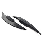 Black Fairing Winglets Side Spoiler Deflector Air Wing Kit Universal