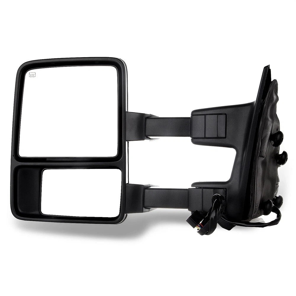 Set of 2 Chrome Power Heated Signal Towing Mirrors for Ford F250 (2008–2016)