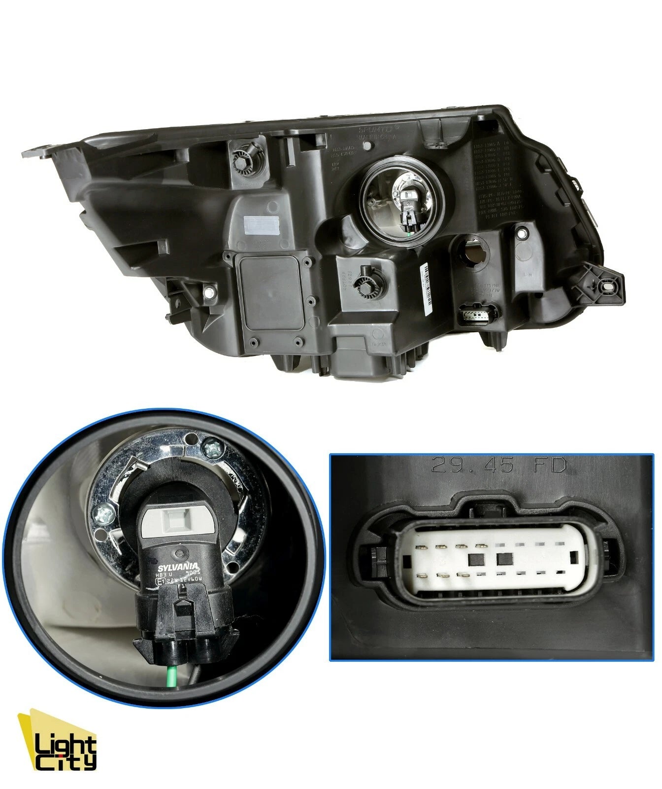Driver Side Headlight for Ford Explorer XLT/Limited/Platinum (2016–2018) [w/LED DRL]