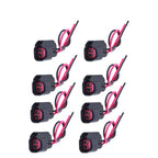 Set of 8 Wire Plug Clips for EV6 EV14 USCAR Fuel Injectors