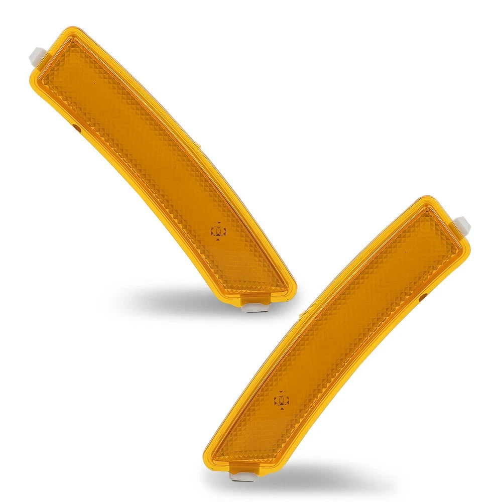 Set of 2 Front Bumper Reflector Side Marker Lights for Lincoln MKZ (2013–2016)