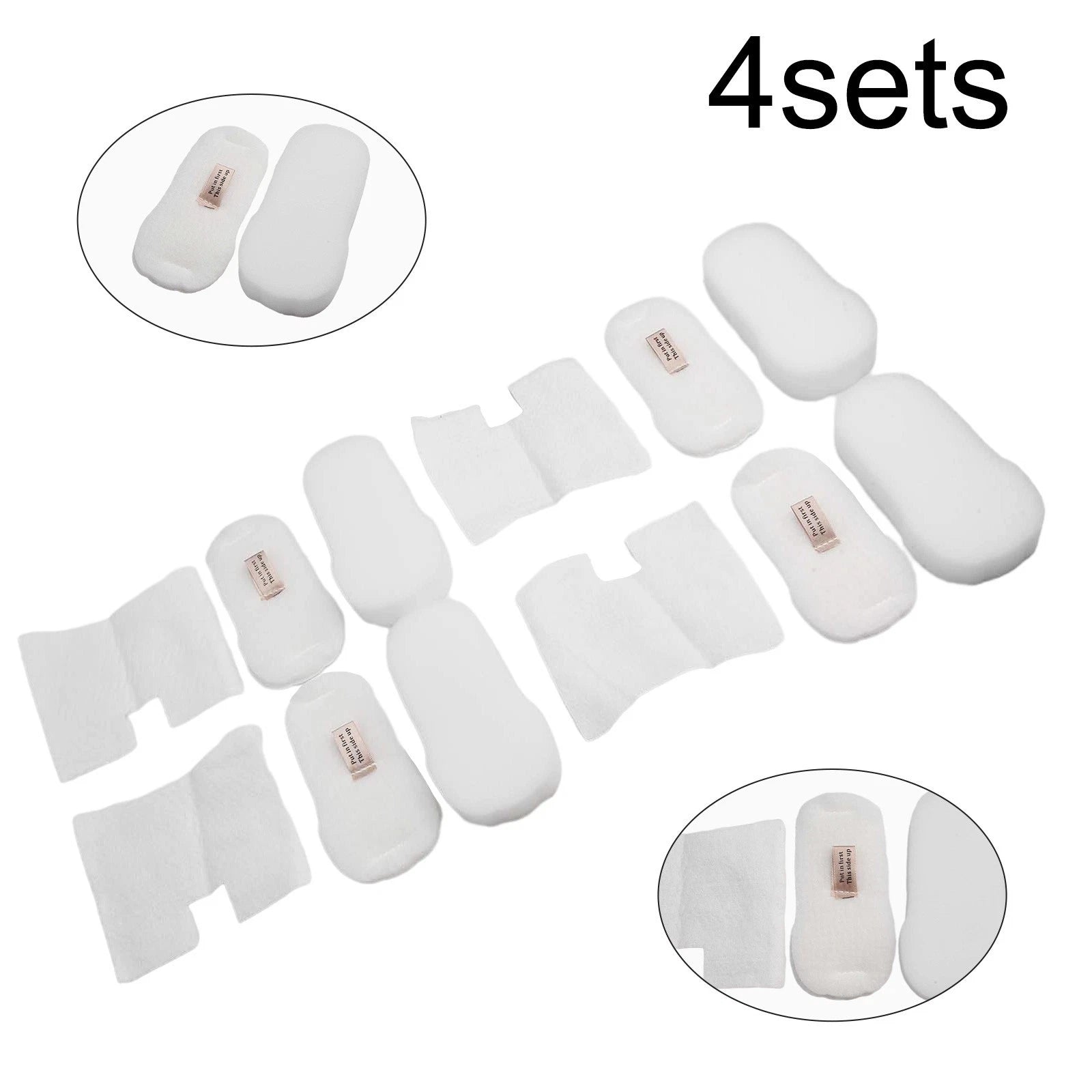 Set of 4 Pre-Motor Filters for Shark HZ600 HZ602 HZ700 HZ702 QS700 # XFFKHZ2000