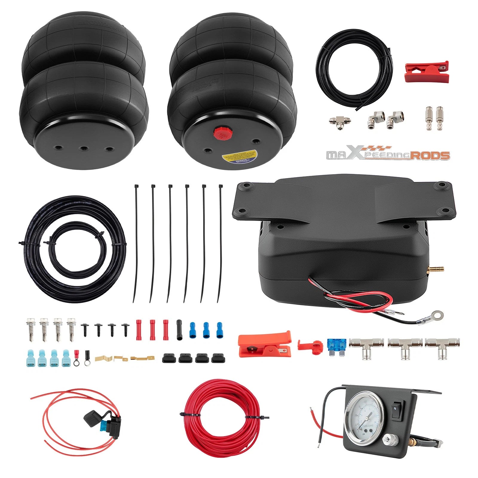 Air Springs Kit for 2600lbs Capacity (Single Port)